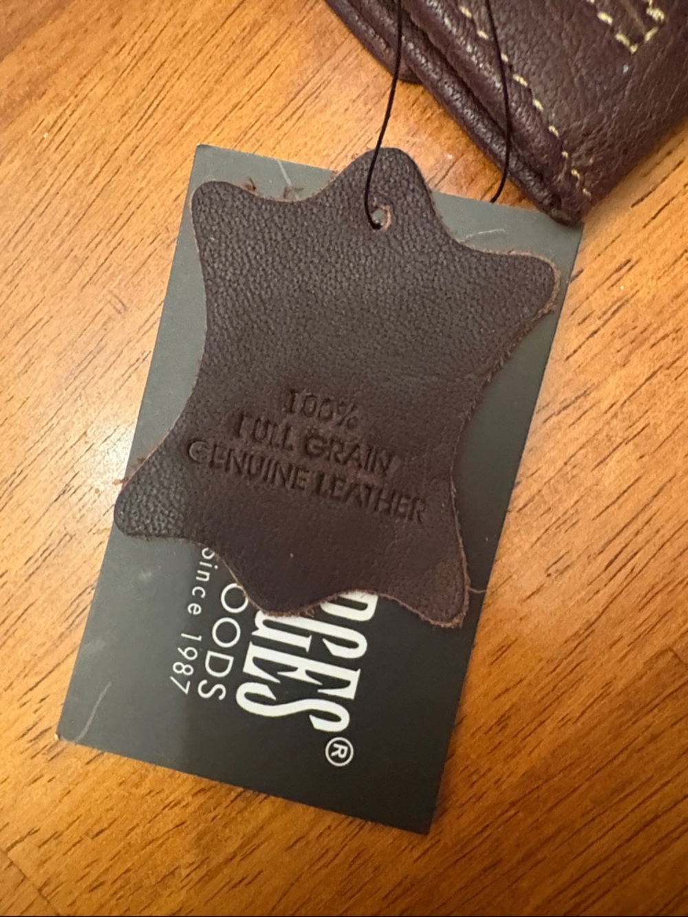 Jack Georges Dark Brown Leather Clutch Wallet - Picture 4 of 5